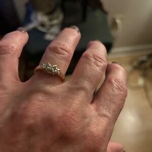 Diamond anniversary ring